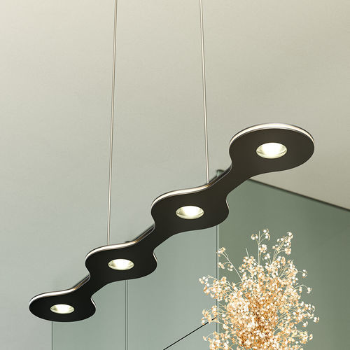 吊灯 - FLAT 04-05-06 - lumen center italia srl - 阳极氧化铝 / 聚碳酸酯 / 现代风格