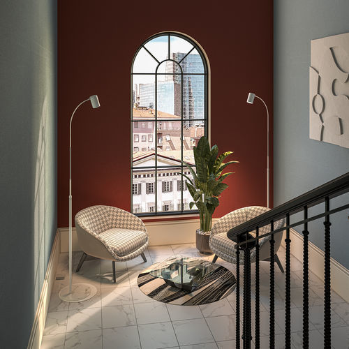 落地灯 - LUXSI 11 - lumen center italia srl - 金属 / 大理石 / 现代风格