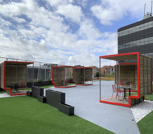 公共空间多功能遮挡棚 - OASIS1 - URBADIS Microarquitectura