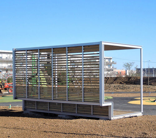 公共空间多功能遮挡棚 - OASIS 2 - URBADIS Microarquitectura