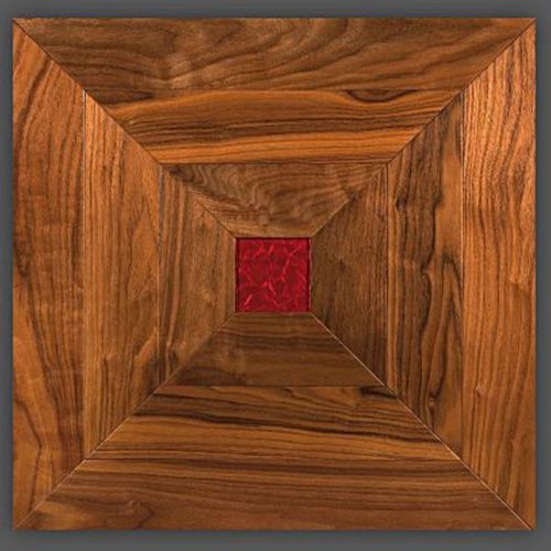 层压地板 - AVEC CABOCHONS - DESIGN PARQUET - 实木 / 山形纹 / 涂油