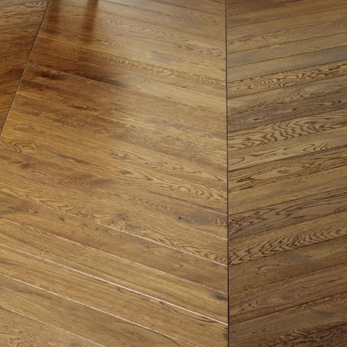 层压地板 - COGNAC - DESIGN PARQUET - 实木 / 栎木 / 山形纹