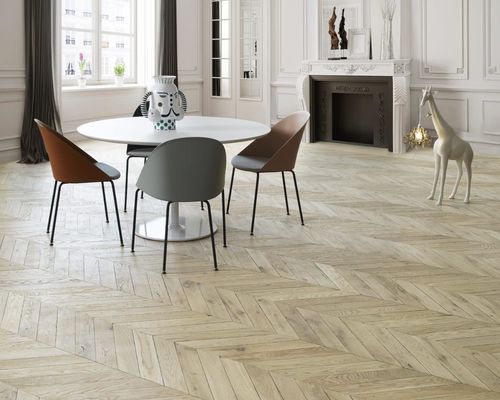 层压地板 - OPERA - DESIGN PARQUET - 实木 / 栎木 / 山形纹