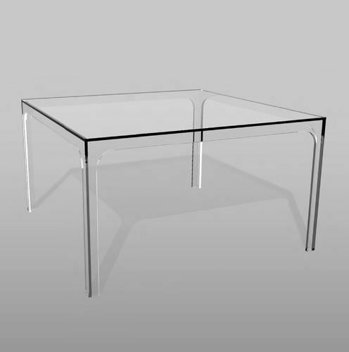 现代风格桌 - TEODOSIO QUADRO - VB Glass - 玻璃 / 正方形