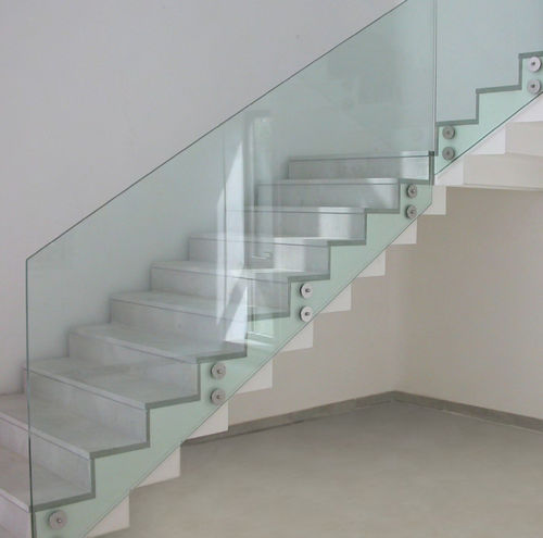 玻璃护栏 - PARAPETTI  - VB Glass - 带栏杆 / 室内 / 用于楼梯