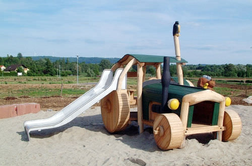 游乐场玩具车 - SPIELART : LE TRACTEUR N6-1 - Pro Urba - Aqua Pro Urba