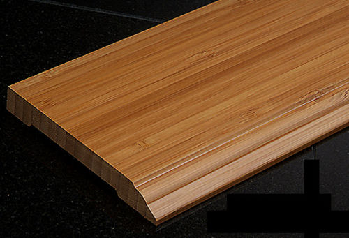 竹制踢脚线 - CARBONIZED VERTICAL - Higuera Hardwoods- The Finest Bamboo Products - 圆角 / FSC环保标签
