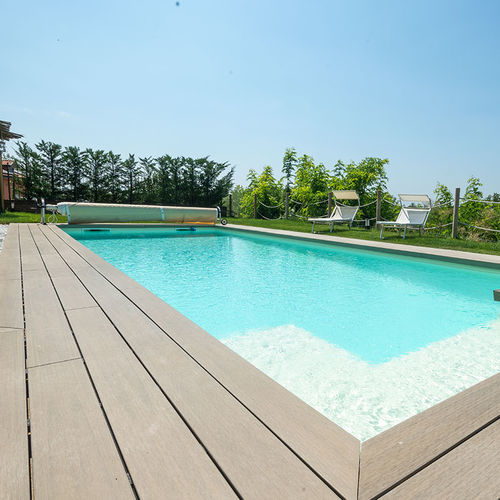 木质铺路石 - Piscine Acquaform - 人造石 / 户外 / 用于泳池边