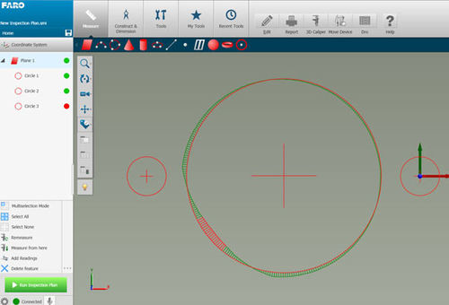 土地测量软件 - CAM2® SMARTINSPECT - faro - 3D
