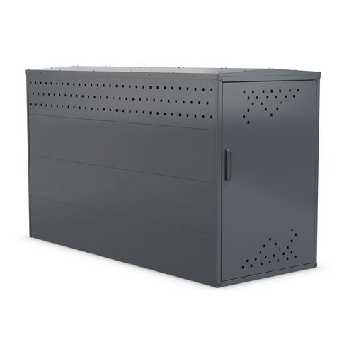 安全自行车停放处 - NORCORBOX 13 - NORCOR MOB.URBAIN - 模块化 / 钢 / 公共空间