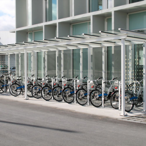 模块化自行车停放处 - 5-GLS - NORCOR MOB.URBAIN - 钢 / 公共空间 / 用于城市