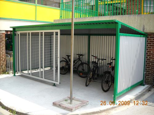 安全自行车停放处 - E-BOX - NORCOR MOB.URBAIN - 设计 / 模块化 / 钢