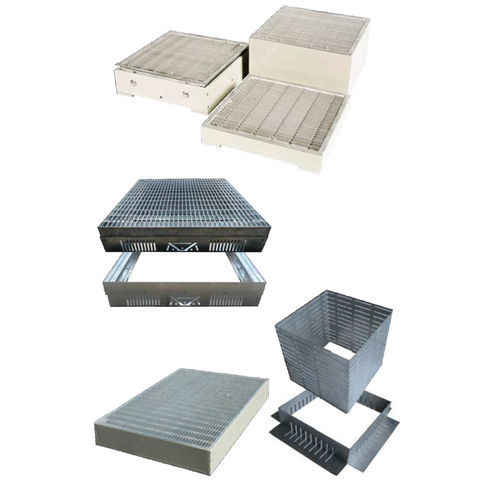塑料排水沟栅 - TRF, TRH, TH, TRS, TRK - DIADEM - 电镀钢 / 网布 / 房屋用