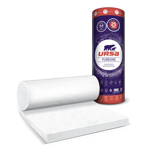 隔热隔音材料 - PUREONE : PURE 40 RN - URSA France - 玻璃棉 / 卷式 / 用于天花板