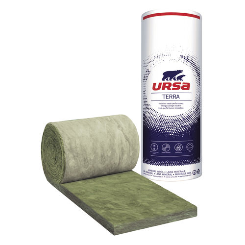 隔热隔音材料 - TERRA : PLATEAU 40 R - URSA France - 玻璃棉 / 卷式 / 用于外墙