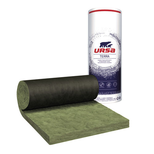 隔热隔音材料 - TERRA : MRV 40 NOIR - URSA France - 玻璃棉 / 卷式 / 用于金属屋顶