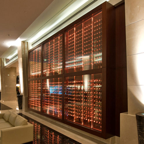 专业葡萄酒柜 - JW MARRIOTT HOTEL ANKARA - Focus Wine Cellars - 嵌入式 / 玻璃 / 木质