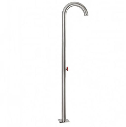 泳池花园淋浴 - TI4900L - Ama Luxury Shower - 磨砂不锈钢 / 家用