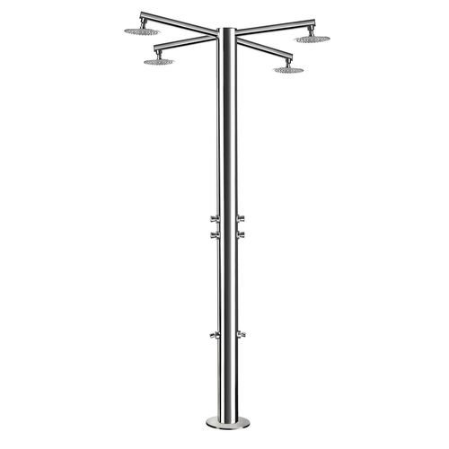 泳池花园淋浴 - NE1500L - Ama Luxury Shower - 不锈钢 / 家用