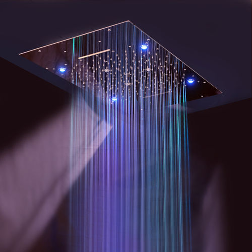 天花板淋浴莲蓬头 - UR 9000L  - Ama Luxury Shower - 天花板暗装 / 长方形 / 内置照明