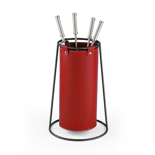 皮质收纳瓶 - B100 PORTA ACCESSORI CAMINO VERNICIATO - Julia