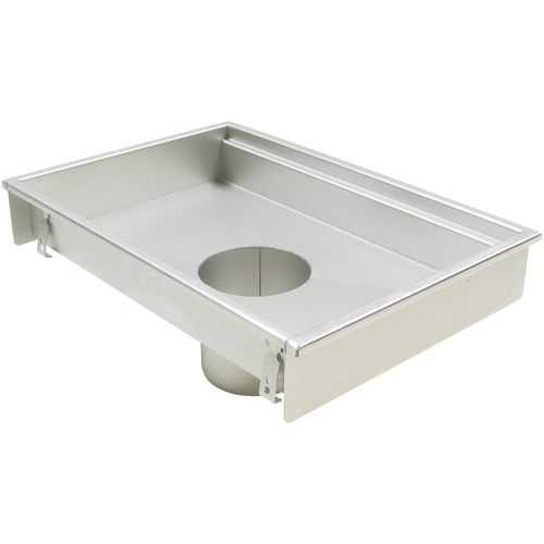 不锈钢地面存水弯 - 660EK005-11 - blucher france - 用于整体厨房 / 矩形
