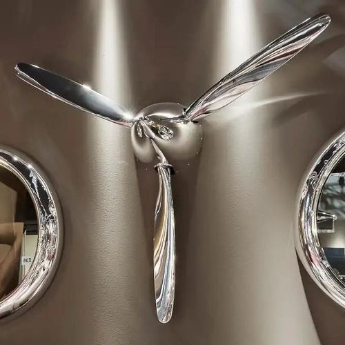 飞机零件雕塑 - AIR-ELI0006 AIRPLANE PROPELLER WALL ART - Arteinmotion - 铝制 / 过度循环 / 意大利制造