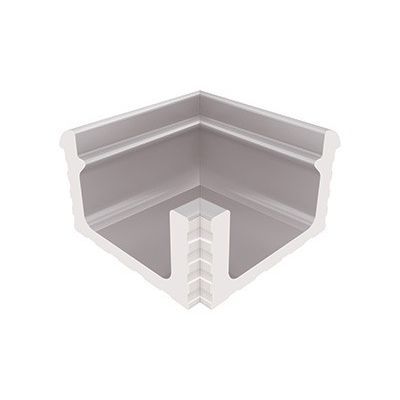 游泳池排水槽 - KP149.1 - Serapool - 灰色 / 转角