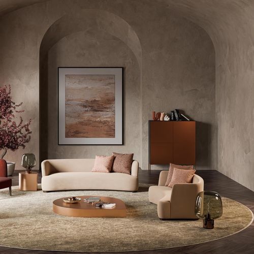 设计沙发 - GRAND FOLIE - Mazzoli Design - 客厅 / 皮质 / 聚氨酯发泡