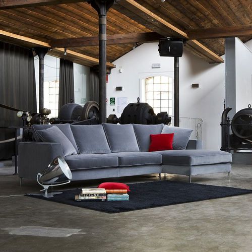 现代风格沙发 - PRESTIGE - Mazzoli Design - 转角 / 客厅 / 布料