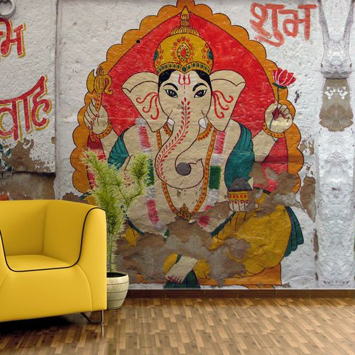 民族风墙纸 - GANESH INDE 1 - AQUILIA - DECLIK - 现代风格 / 全景式 / 图案