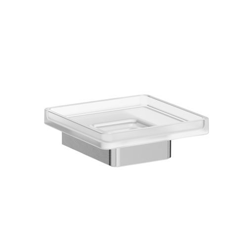 壁挂肥皂架 - A88110 - Inda - 铬制 / 玻璃 / 缎面