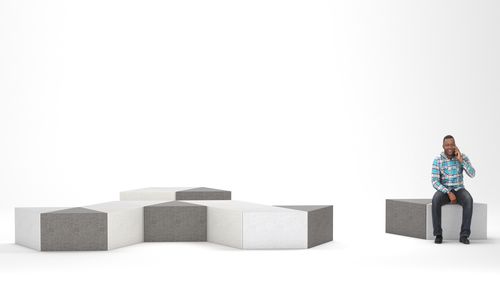 现代风格公共长椅 - SONOBE - Factory Street Furniture - 混凝土