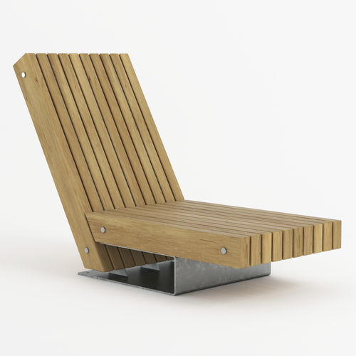 现代风格日光浴躺椅 - QUAY - Factory Street Furniture - 木质 / 公共空间 / 公共机构用