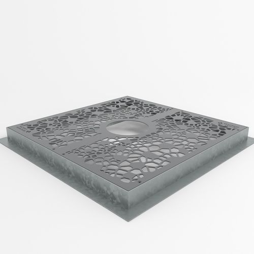正方形树池盖板 - OSSO - Factory Street Furniture - 钢 / 电镀钢 / 耐候钢