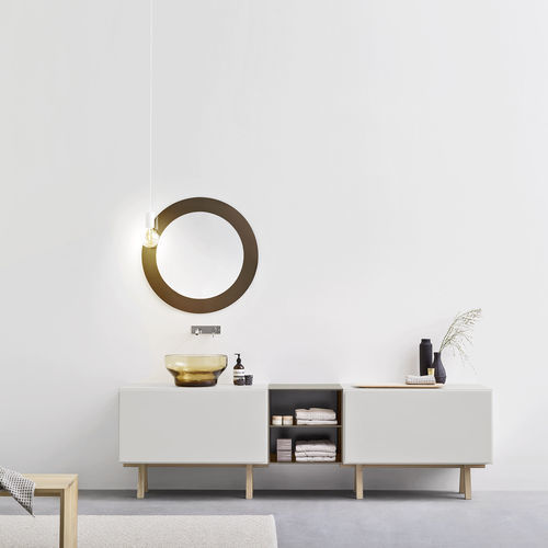 壁挂镜子 - BRAME - Rexa Design - 现代风格 / 长方形 / 圆形