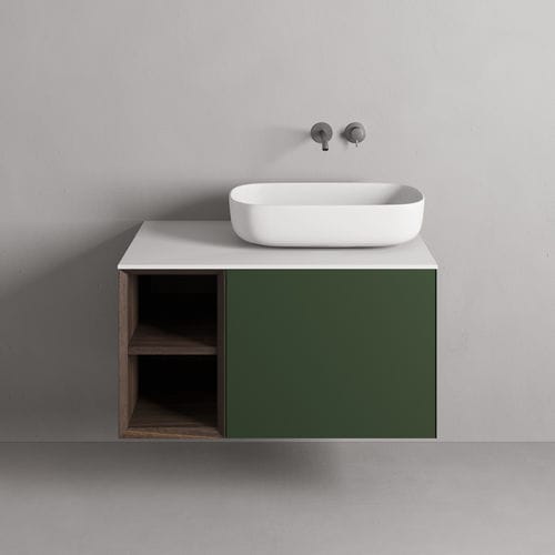 台上盆 - Rexa Design - Corian®可丽耐 / 椭圆 / 无孔