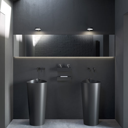 落地式台盆 - Rexa Design - Corian®可丽耐 / 圆形 / 无孔