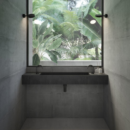 悬挂式洗手池 - Rexa Design - 长方形 / Corian®可丽耐