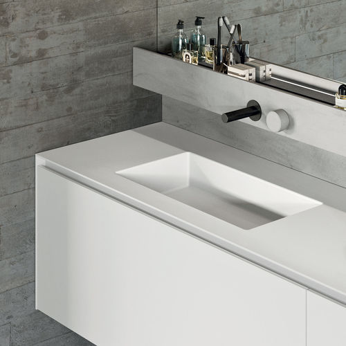 壁挂台盆柜 - Ergo.23 - Rexa Design - 木质 / Corian®可丽耐 / 现代风格
