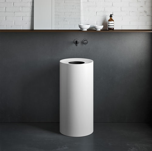 落地式台盆 - Rexa Design - Corian®可丽耐 / 圆形 / 无孔