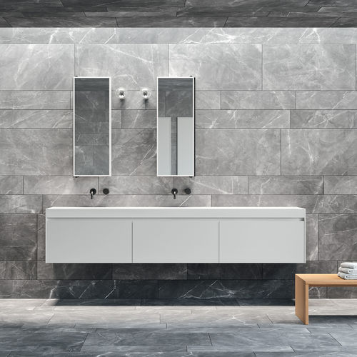 壁挂式台盆柜 - Prime - Rexa Design - Corian®可丽耐 / 现代风格 / 带门