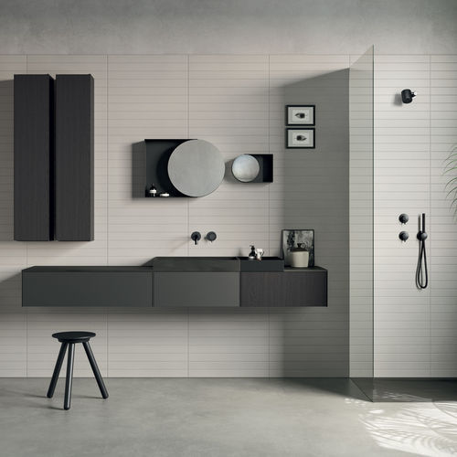 双台盆柜 - Compact Living - Rexa Design - 壁挂式 / 木质 / Corian®可丽耐