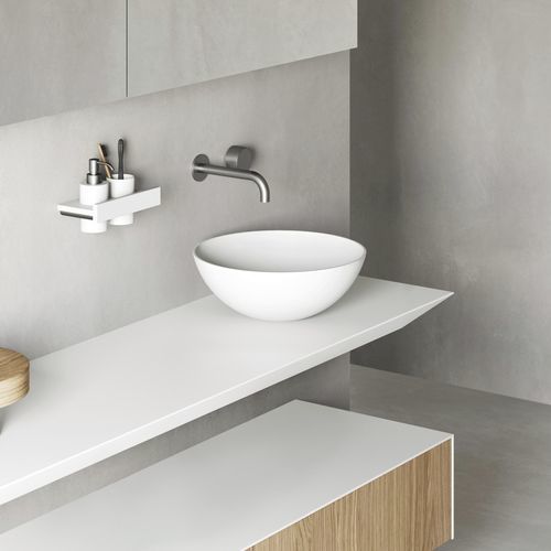 台上盆 - Rexa Design - Corian®可丽耐 / 圆形 / 无孔