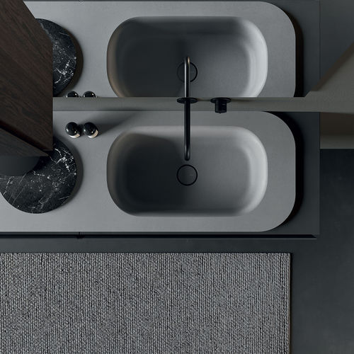 Corian®可丽耐洗手盆台面 - Esperanto  - Rexa Design - 坚硬表面 / Korakril™ / Monica Graffeo 设计