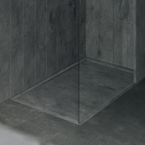 长方形淋浴底盆 - R1 - Rexa Design - 嵌入式 / Corian®可丽耐 / 定制