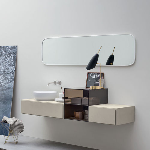 壁挂镜子 - Esperanto - Rexa Design - 现代风格 / 长方形 / Corian®可丽耐