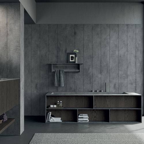 Corian®可丽耐瓷砖 - Parallele - Rexa Design - 凹凸 / 室内 / 浴室