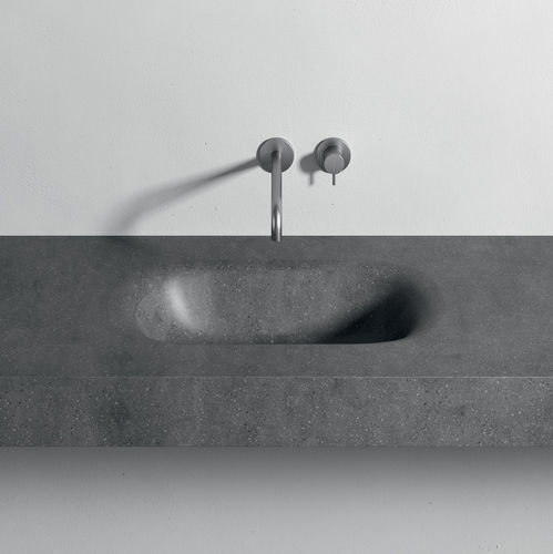 嵌入式台盆 - TERMOFORMATO - Rexa Design - Corian®可丽耐 / 带台面 / 长方形