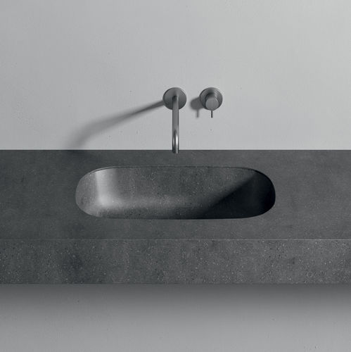 嵌入式台盆 - MOODE - Rexa Design - Corian®可丽耐 / 带台面 / 椭圆